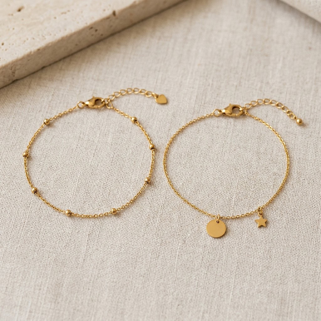 Gold Color Anklets