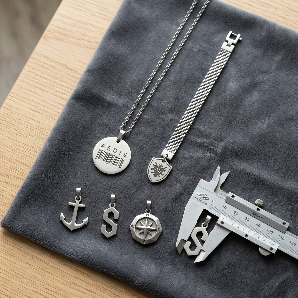 Custom logo jewelry charm