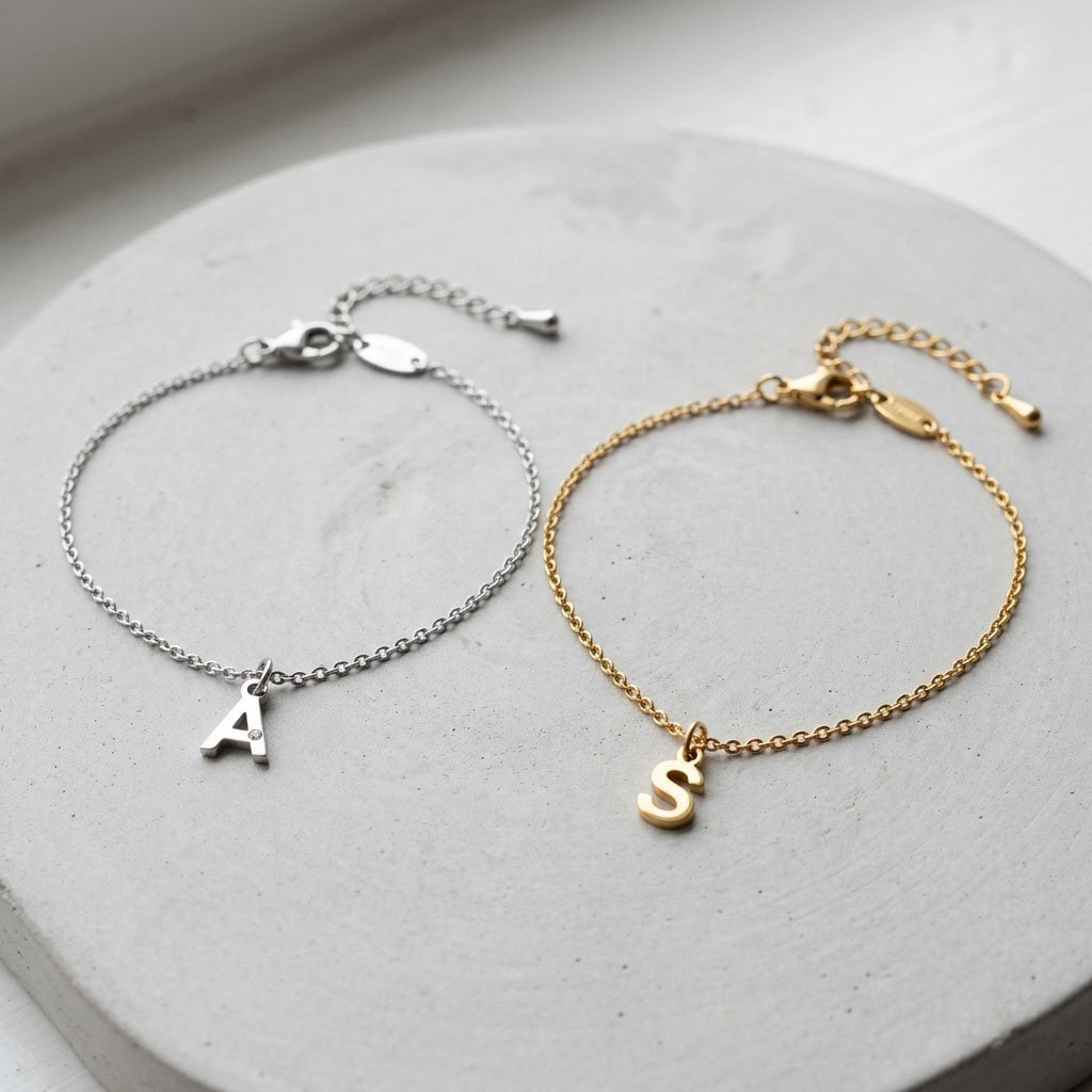 Letter Anklets