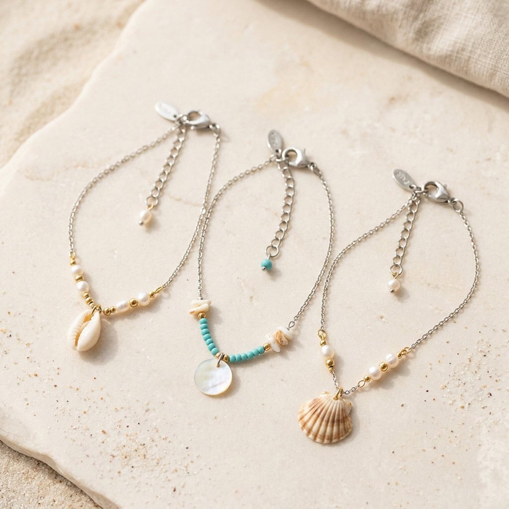 Shell Anklets