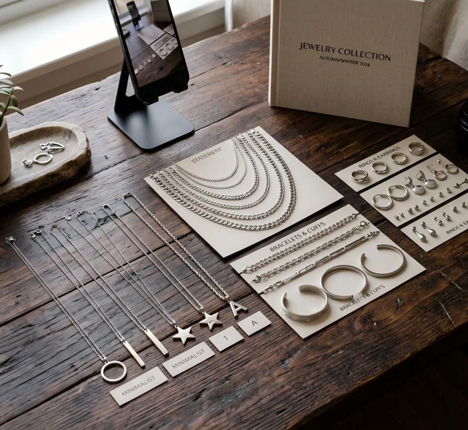 TikTok Shop jewelry project samples