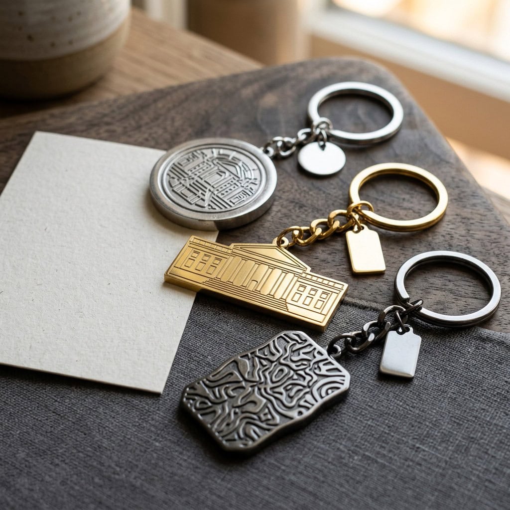 cultural keychains store display