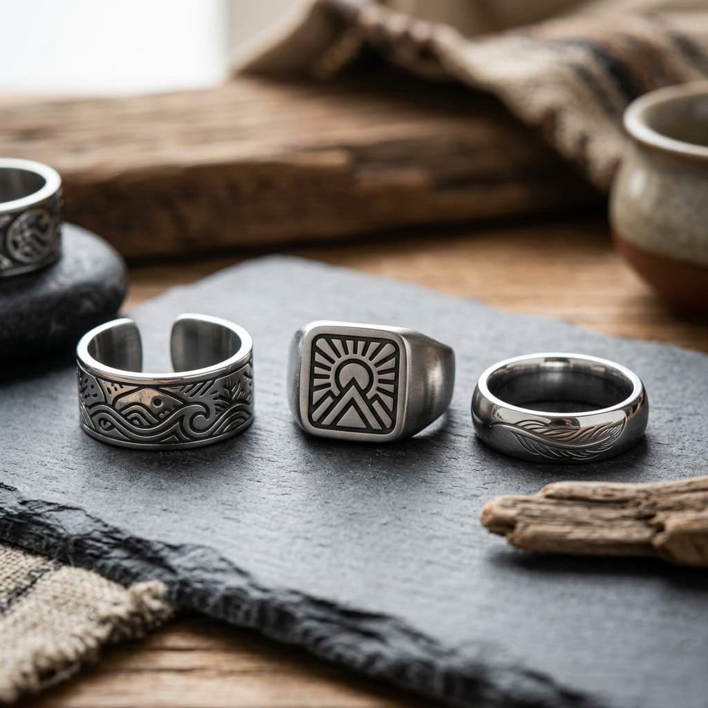 cultural theme rings store display