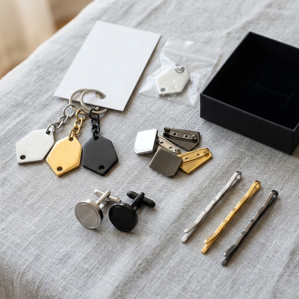 custom metal accessories product display