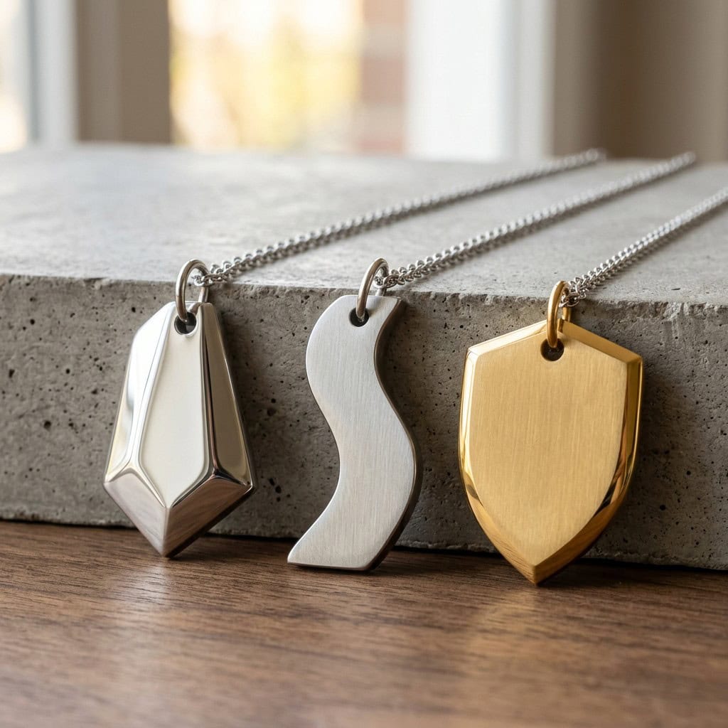 custom shape pendants product display