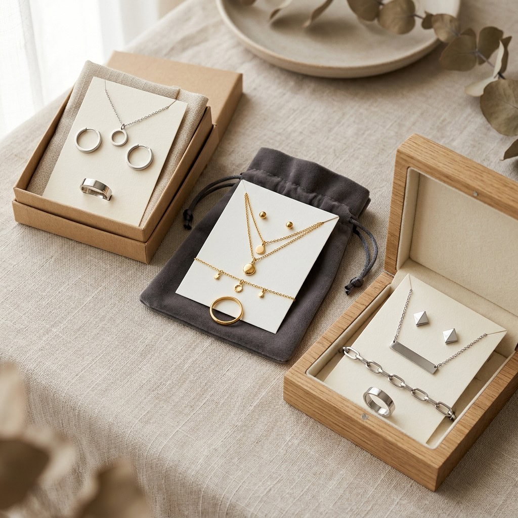 giftable jewelry set product display