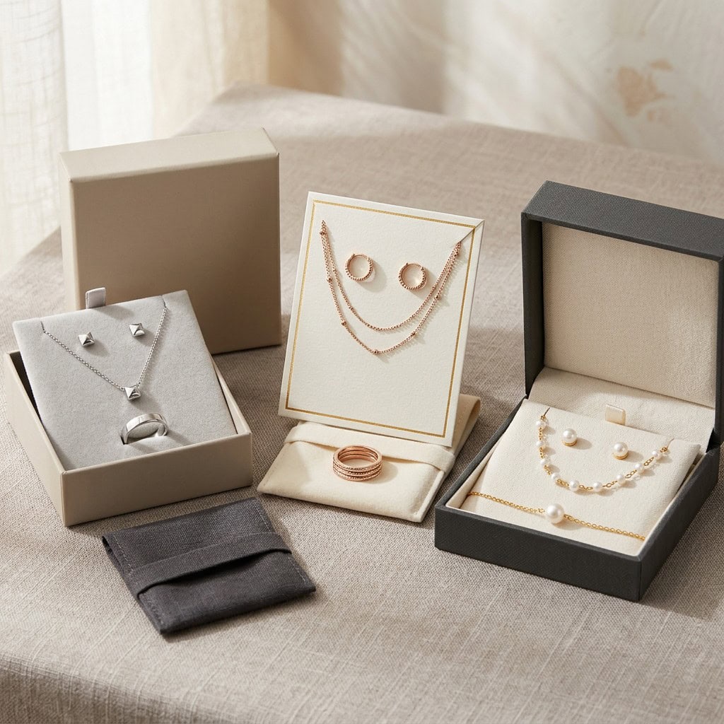 giftable set jewelry product display