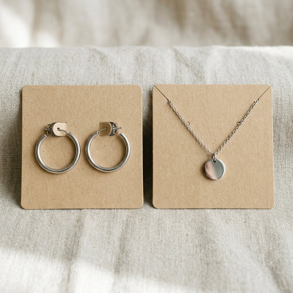jewelry card fixing online packaging