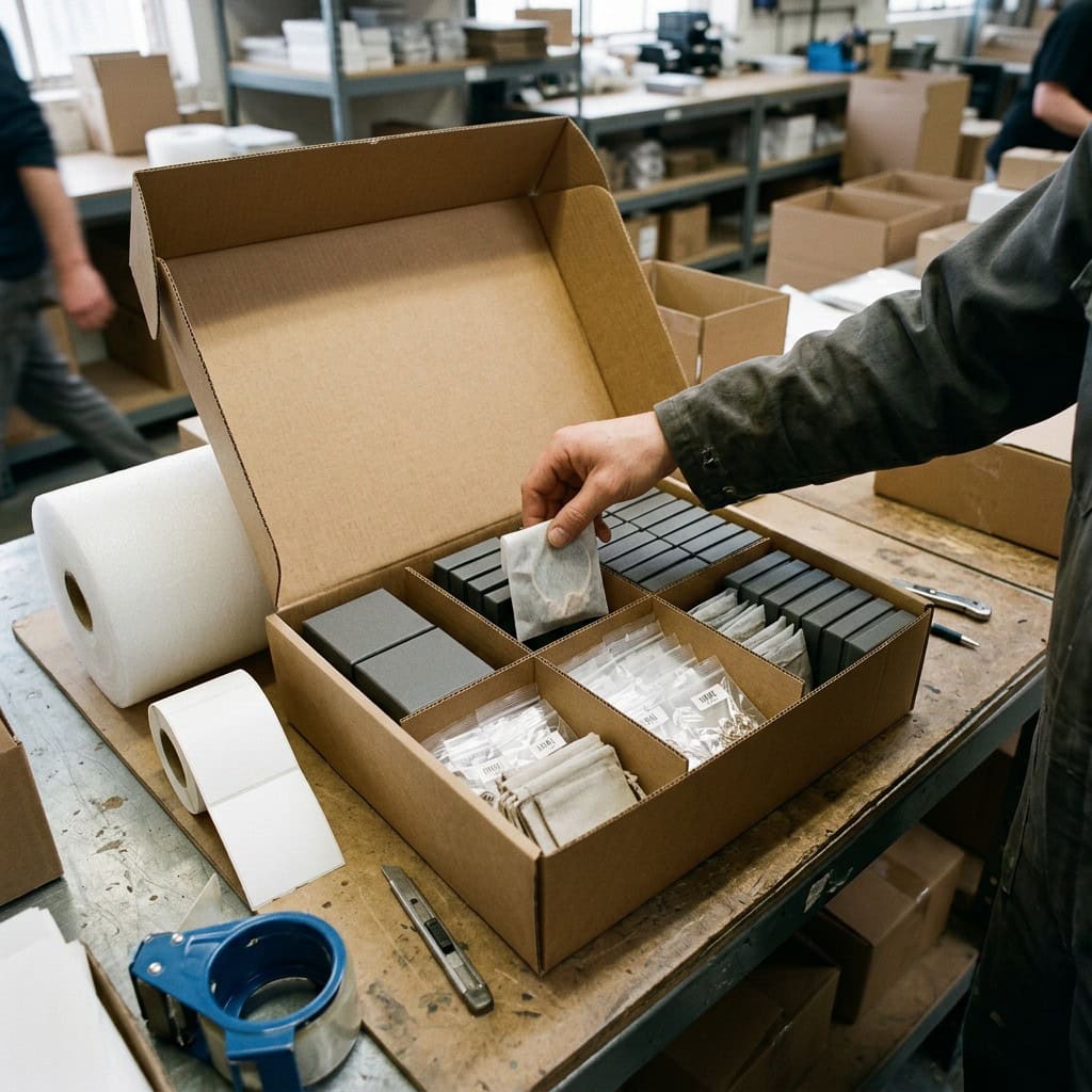 jewelry carton organization shipping packaging