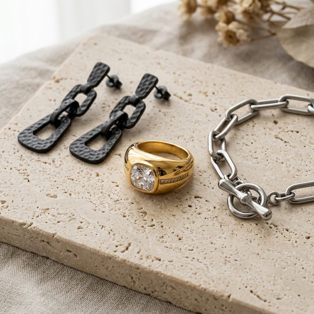 margin style jewelry product display