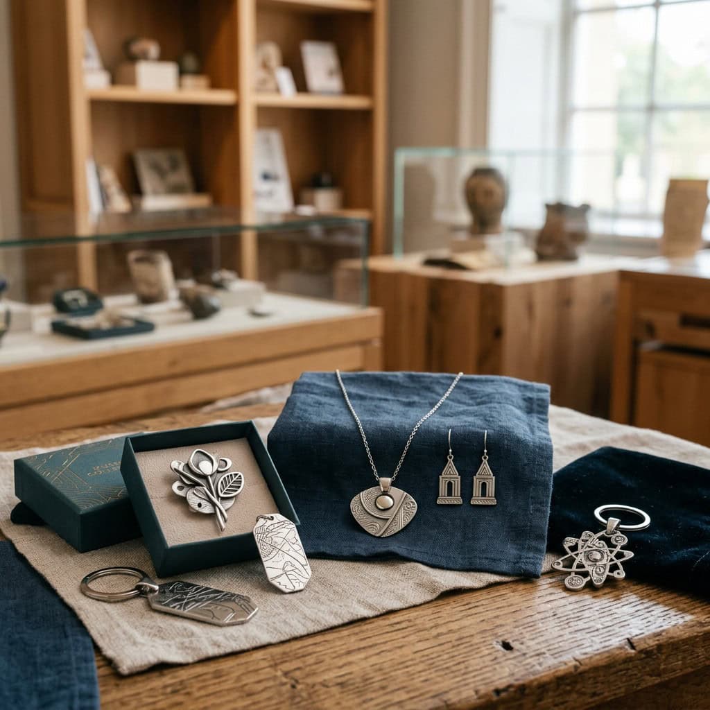 museum gift jewelry hero display