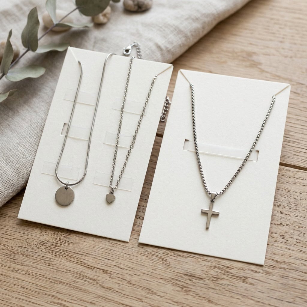 necklace anti tangle fixing packaging display