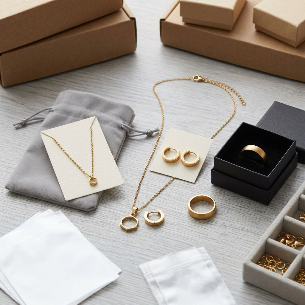 PVD jewelry collection project reviewed at a factory worktable