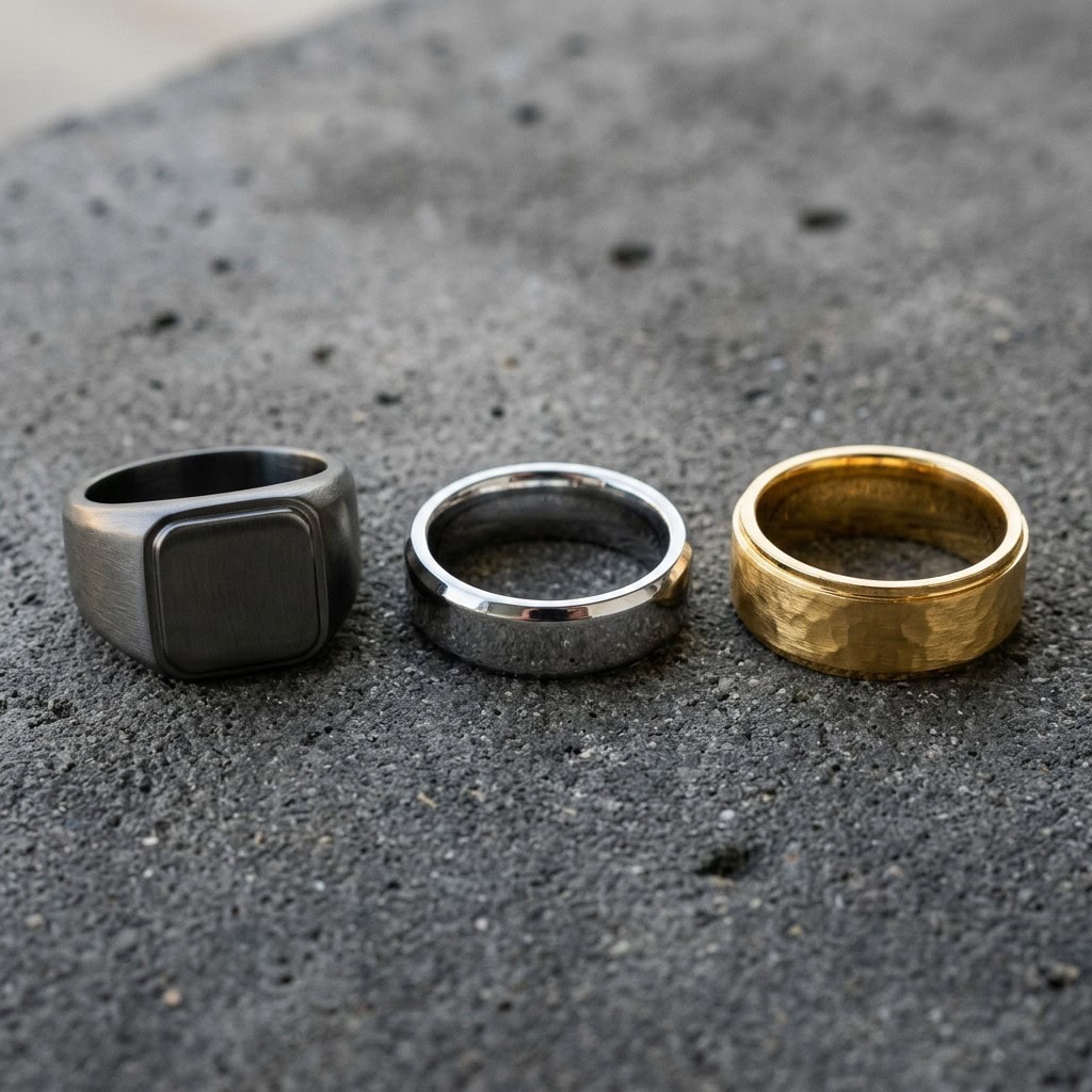 pvd rings signets product display