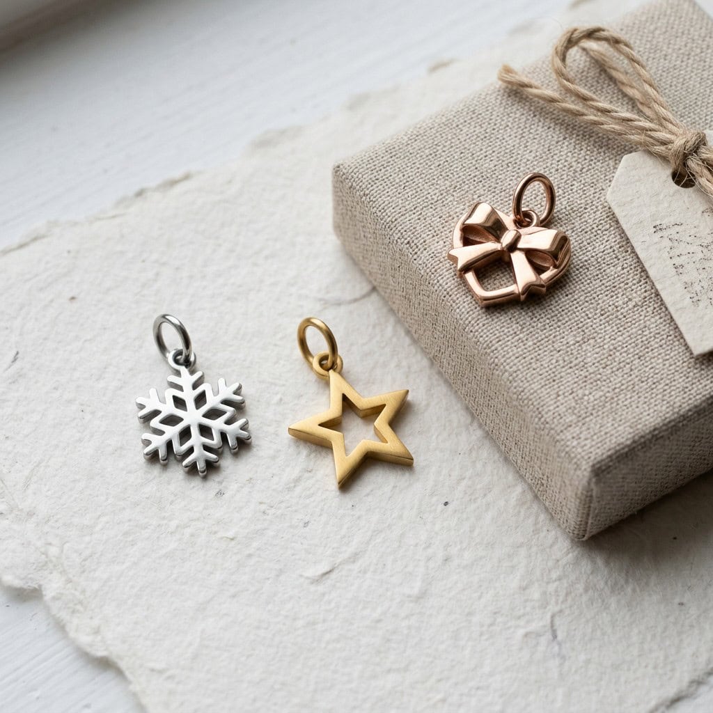 seasonal gift charms product display