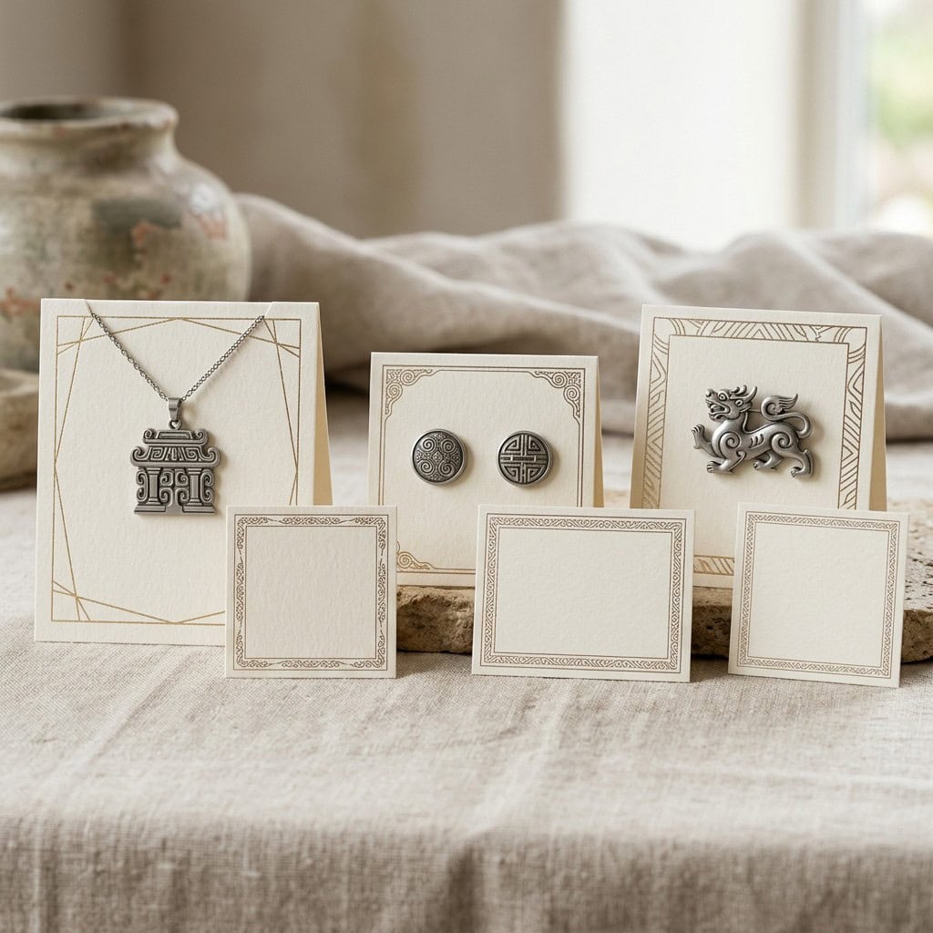 story card packaging cultural jewelry