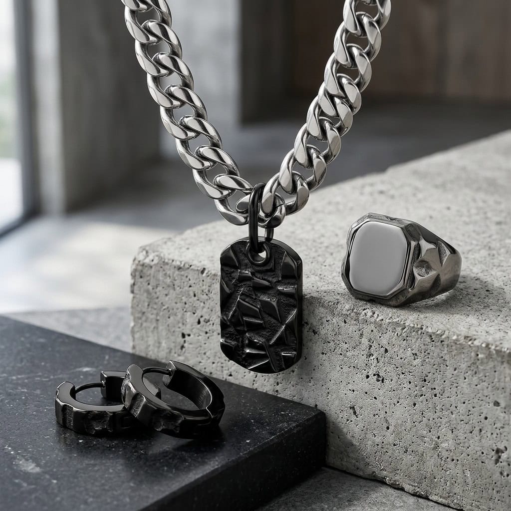 street y2k jewelry product display