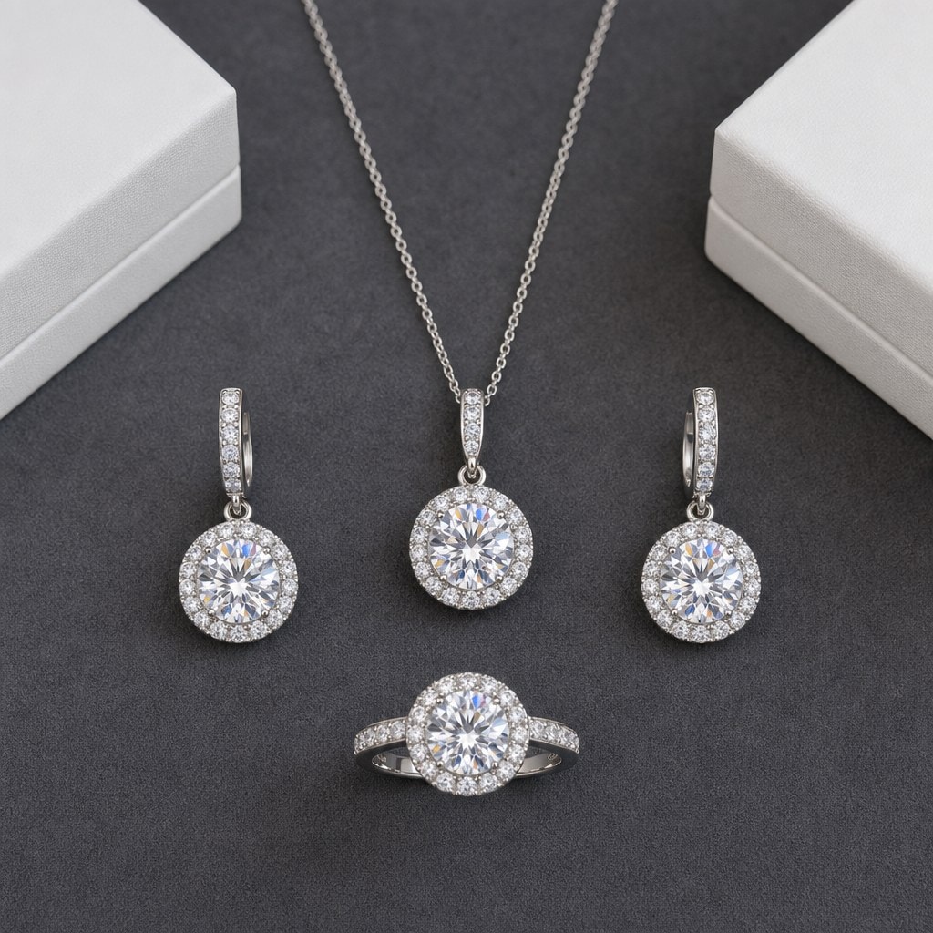 zircon jewelry set