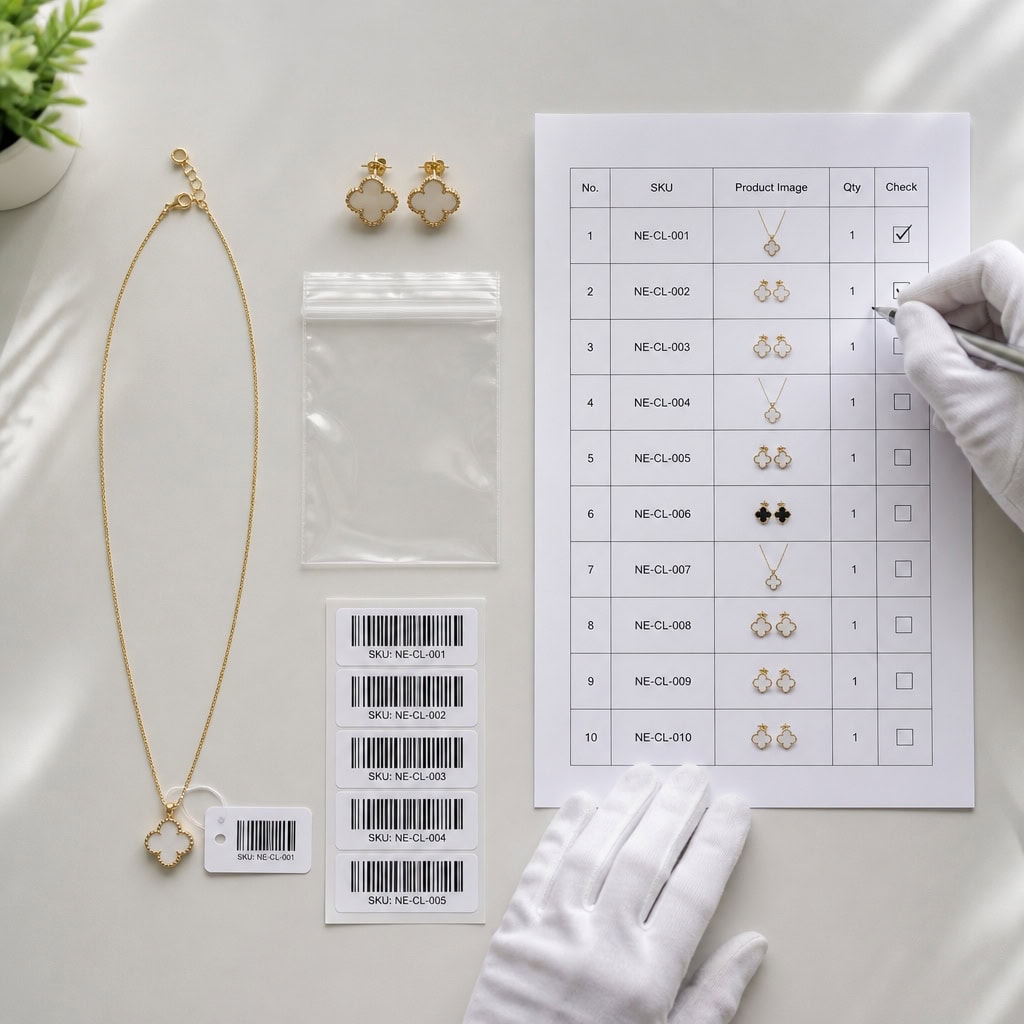 Final jewelry shipment inspection