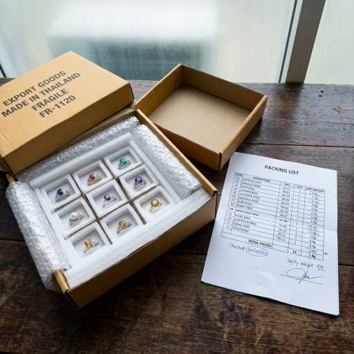 Reinforced jewelry shipping packaging