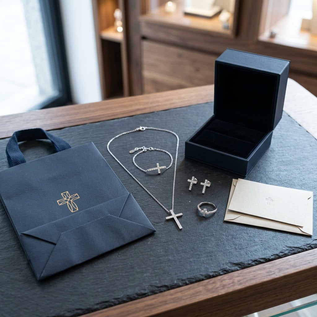 Cross jewelry gift box packaging