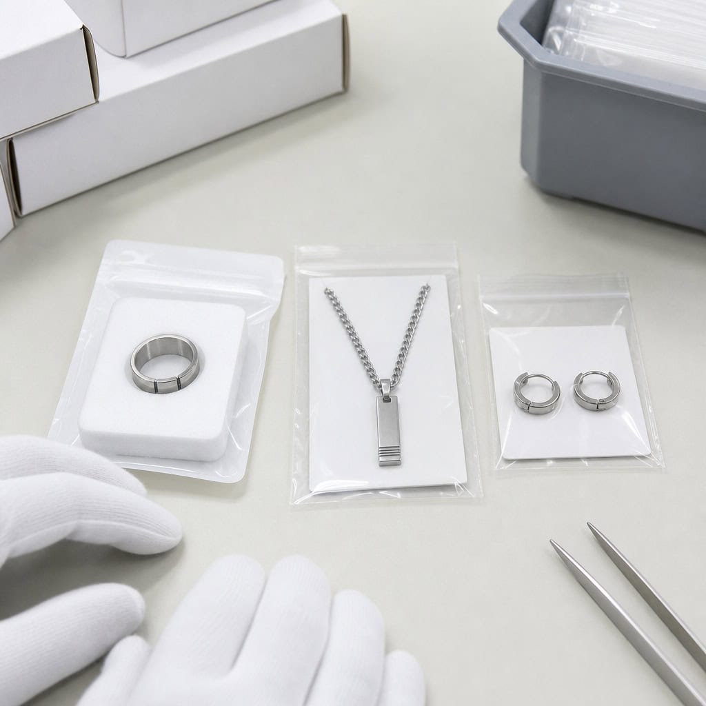 Individual protection for stainless steel jewelry