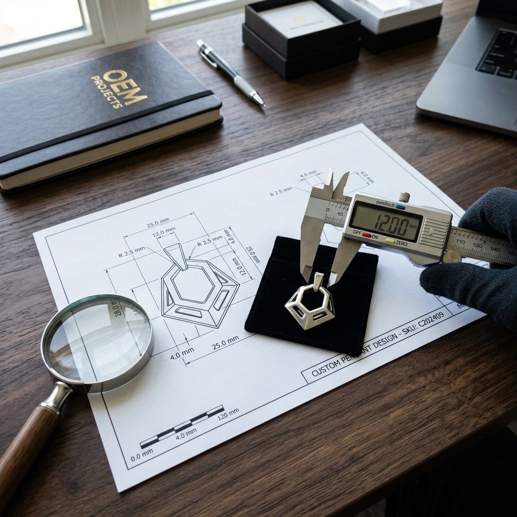 Custom OEM jewelry development samples