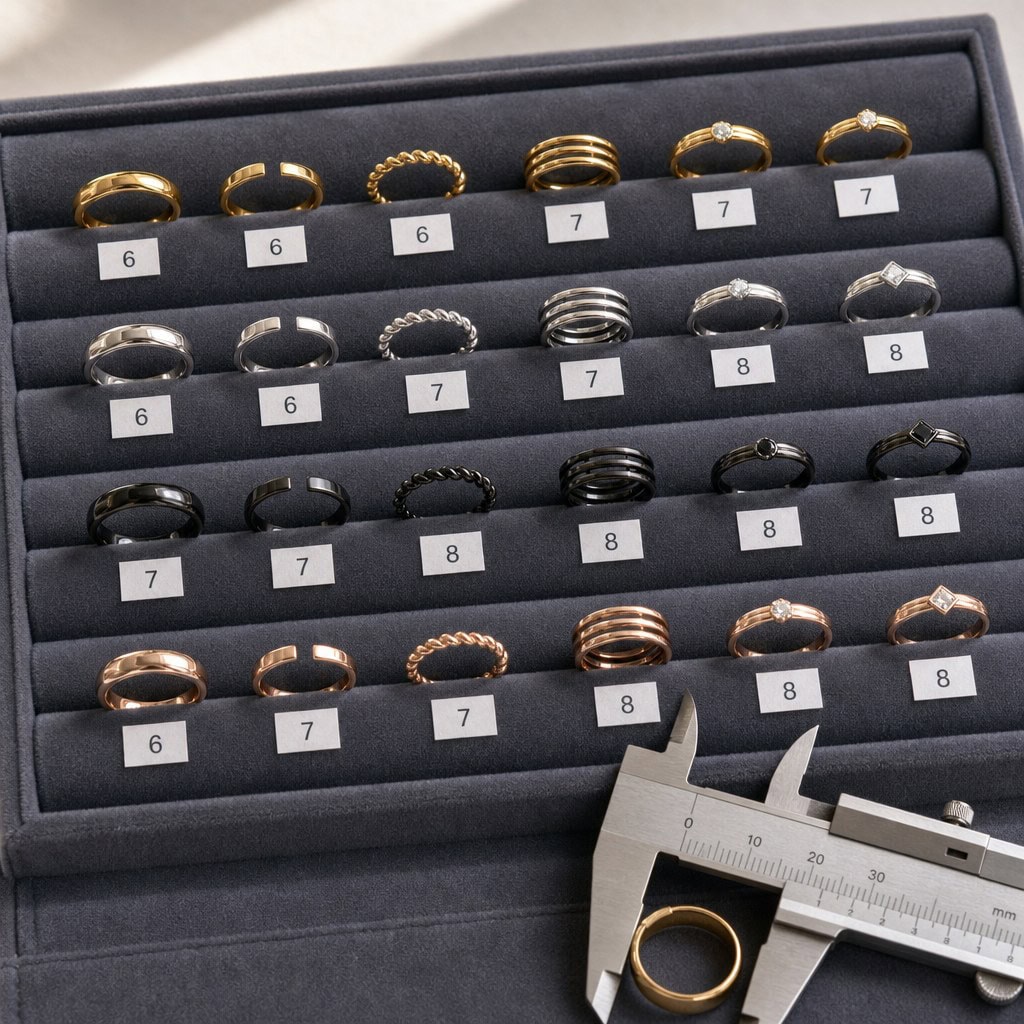 Retail ring display tray