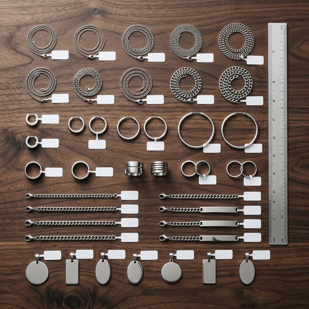 Core everyday stainless steel jewelry styles