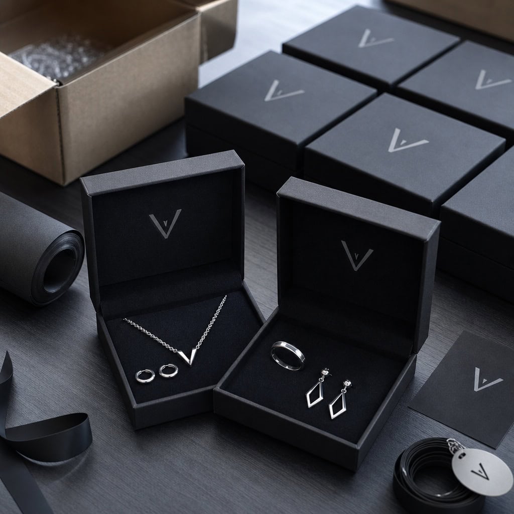 Branded jewelry gift program display