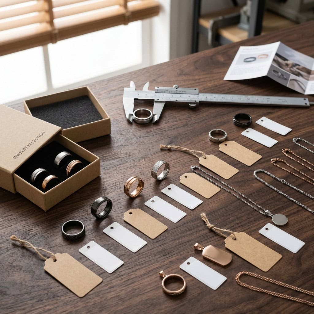 Private label jewelry project samples
