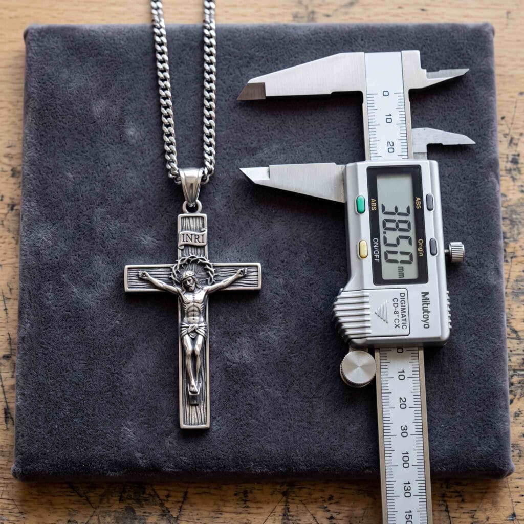 Crucifix jewelry product samples
